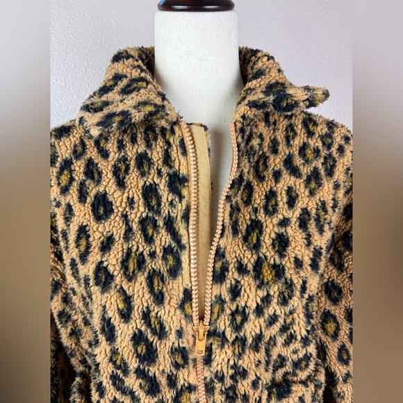 Billabong XS full zip fleece animal print - Picture 2 of 6